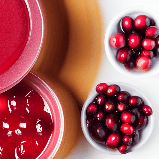 cranberries and honey